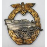 A German WWII Nazi E Boat badge.