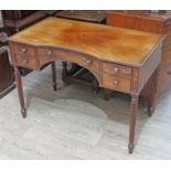 A George III Regency period mahogany dressing table attributed to Gillows of Lancaster, circa