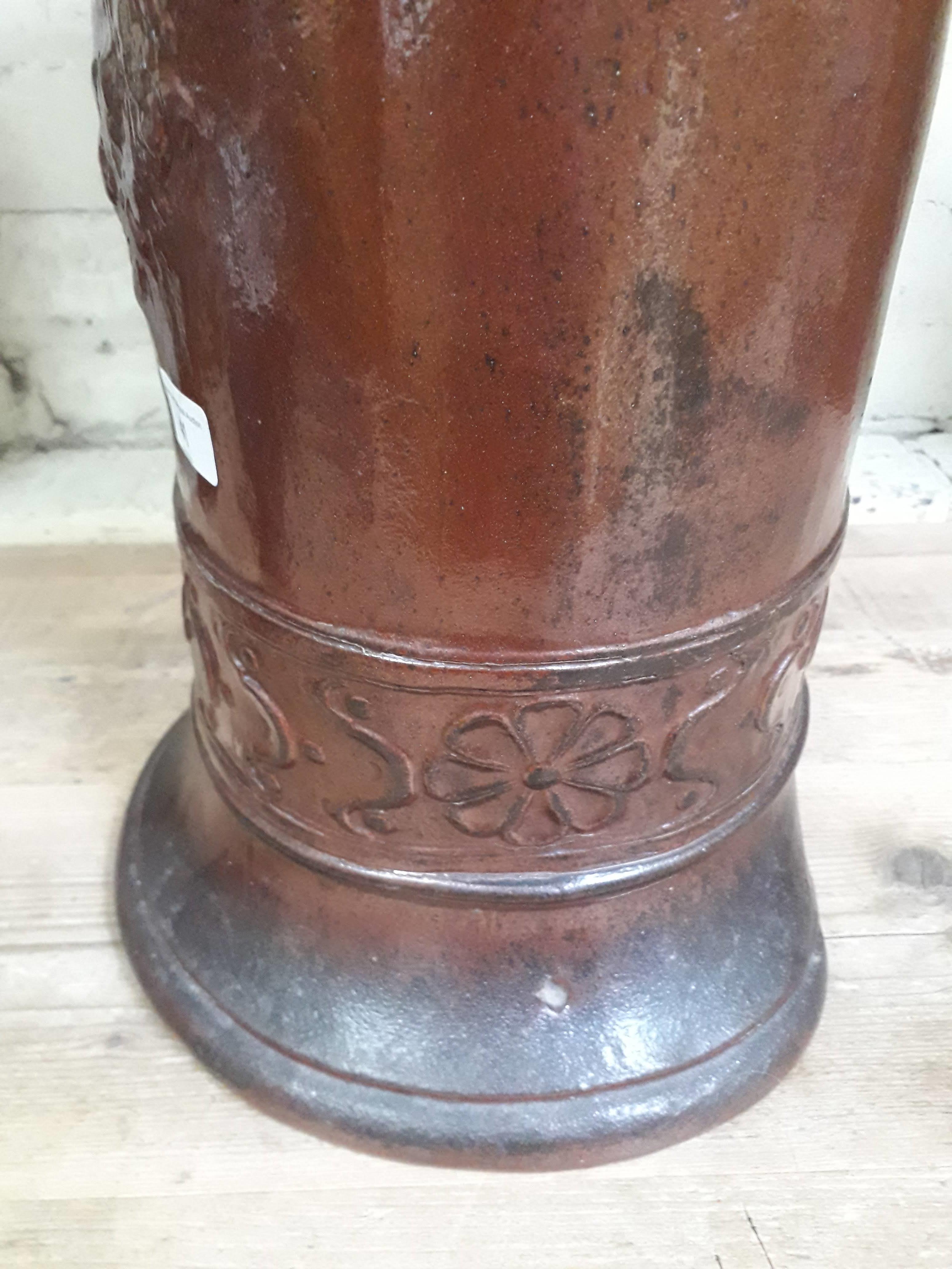 A late Victorian salt glazed pottery stick and umbrella stand, in commemoration of the Queen's - Image 8 of 10