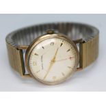 A 9ct gold Smiths Astral vintage wristwatch.