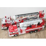 Two fire engines - 1 RC and another battery powered
