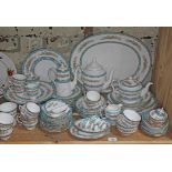 Crown Staffordshire dinner and tea service - Tunis - approximately 70 pieces