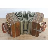 An American "Pearl Queen" concertina by Vtak-Elsnic Co Chicago.