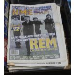 A quantity of Melody Maker and NME magazines.