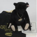 A Steiff limited edition Pat 1912 Titanic teddy bear with Swarovski crystal pendant, certificate and