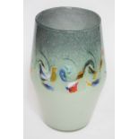 A Strathern art glass vase, height 24cm.