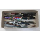 A quantity of pens including some with iridium nibs etc.