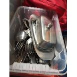 A box of cutlery