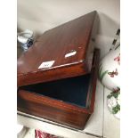 A mahogany box