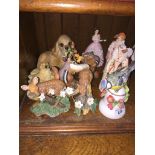 Porcelain animals and figures
