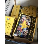 A box of collectors cards