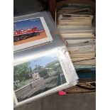 A box of postcards