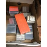 A box of slides