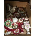 Box of approx 22 pieces of Limoges porcelain