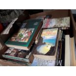 Box of first editions books