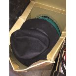 A box of ladies hats