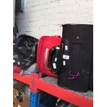 Quantity of suitacases and holdall.