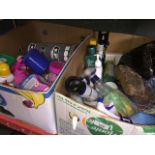 2 boxes of misc cleaning products
