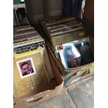 2 boxes of classical LPs