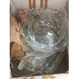 A box of glassware