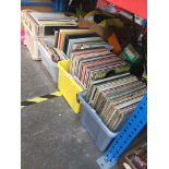 Four crates of vinyl LPs