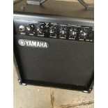 A Yamaha mini amplifier