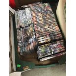A box of Doctor Who DVDs - WATER DAMAGED