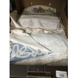 A box of linen and lace