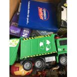 A mixed box including toy figures, Atlas aircraft etc