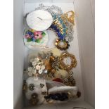 Box of costum jewellery