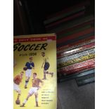 A box of annuals, mainly sport related.