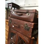Two vintage travel cases