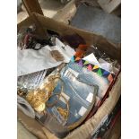 Two boxes of costume jewellery