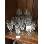 Small glasses inc. Edinburgh crystal