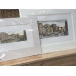 Two Ltd edition signed coloured engravings after Gianni Raffaelli, unframed