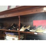 A collection of vintage shoes to include Bruno Magli, Marshall & Snelgrove, Russell Bromley,