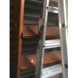 A 3 way aluminium stepladder