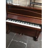 A Vincent upright piano. Catalogue only, live bidding available via our website. If you require P&