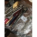 Bag of drawing instruments Catalogue only, live bidding available via our website. If you require