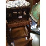 Two foot stools Catalogue only, live bidding available via our website. If you require P&P please