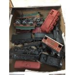 A tray of OO gauge trains Catalogue only, live bidding available via our website. If you require P&P