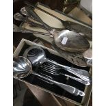 A small quantity of plated cutlery Catalogue only, live bidding available via our website. If you