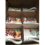 6 Emma Bridgewater mugs Catalogue only, live bidding available via our website. If you require P&P