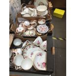 Three small boxes of china Catalogue only, live bidding available via our website. If you require