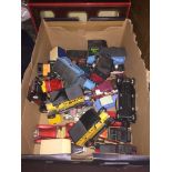 A box of mainly Matchbox toy cars Catalogue only, live bidding available via our website. If you