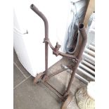 An old sack truck Catalogue only, live bidding available via our website. If you require P&P