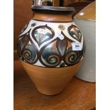 A Langley stoneware vase Catalogue only, live bidding available via our website. If you require P&
