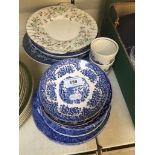 Blue and white plates etc. Catalogue only, live bidding available via our website. If you require