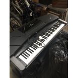 A Yamaha Clavinova CVP-20 electric piano with stool Catalogue only, live bidding available via our