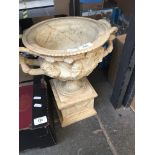 A composition urn Catalogue only, live bidding available via our website. If you require P&P